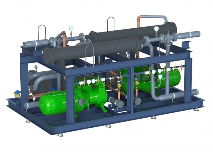 Установка охлаждения. Чиллеры Рефкул. Чиллер охлаждения (с холодопроизводительностью не менее 185 КВТ). Чиллер водяного охлаждения 1900 КВТ. Чиллер на спиральных компрессорах Danfoss 500 КВТ.